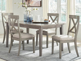 Bay Furniture Gallery - Ashley Furniture - Parellen Dining Room - Dining Chair (Set of 2) / Gray - D291-01X2